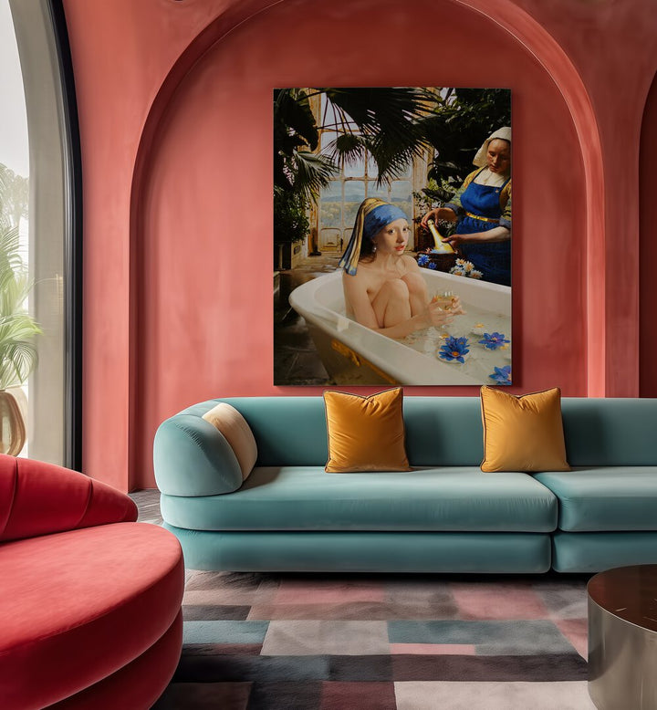 Enhance your space with CLASSIC SPA TIME, ALTERED ART PRINTS, blending serenity and style for a tranquil home atmosphere.