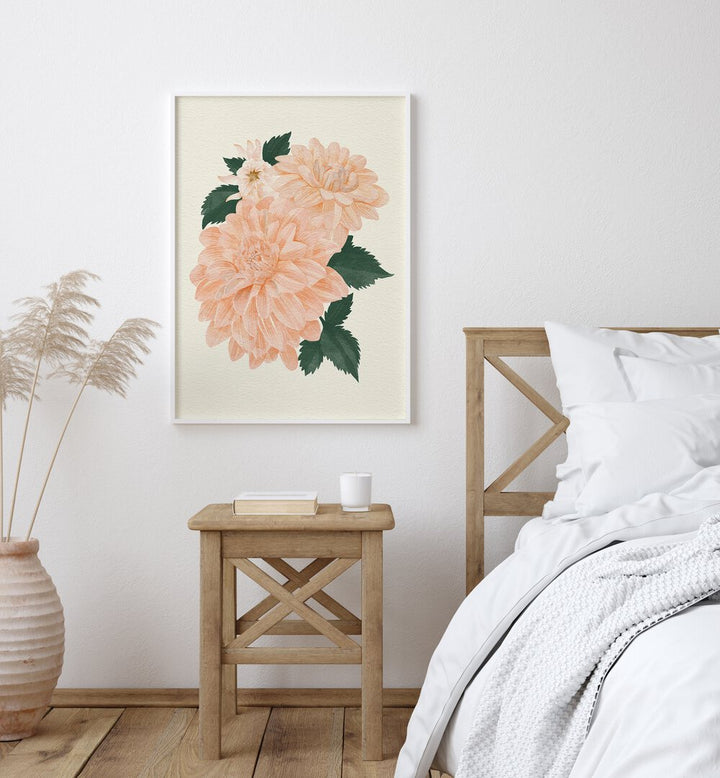 Elegant AQUAA CREAL CANVAS CHIFFON, FLORAL FLOWER PAINTINGS beautifully accentuate any room with vibrant floral art.