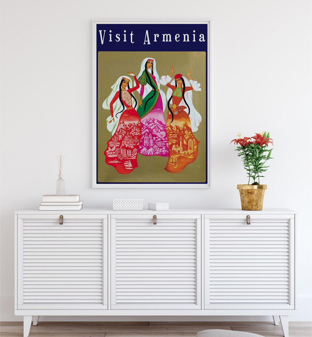 Explore vibrant ARMENIA, VINTAGE TRAVEL POSTERS showcasing the rich culture and beauty of this enchanting destination.