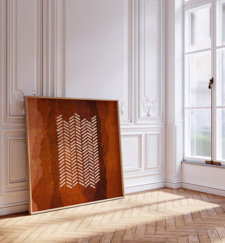 Sophisticated BALIK SIRTI DESEN, BOHO ART PAINTINGS elevating your space with elegance and style by Emel Tunaboylu.