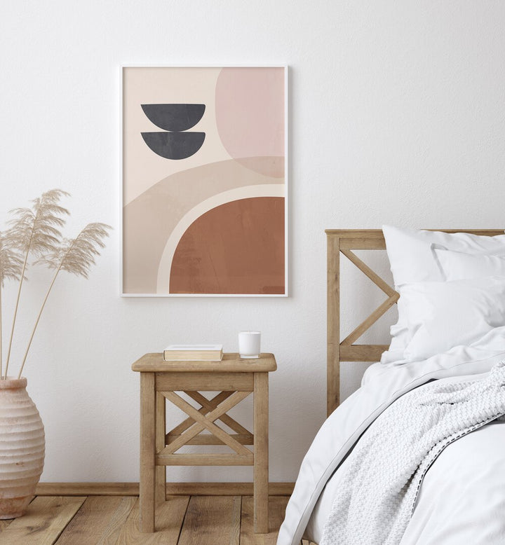 BROWN ART I, BOHO ART PAINTINGS enhances modern decor with sophistication and creativity in any living space.