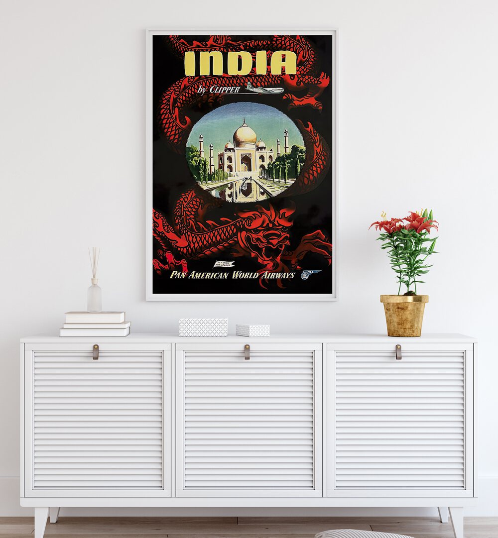 Discover the charm of INDIA I, VINTAGE TRAVEL POSTERS, featuring stunning heritage and landscapes of India.