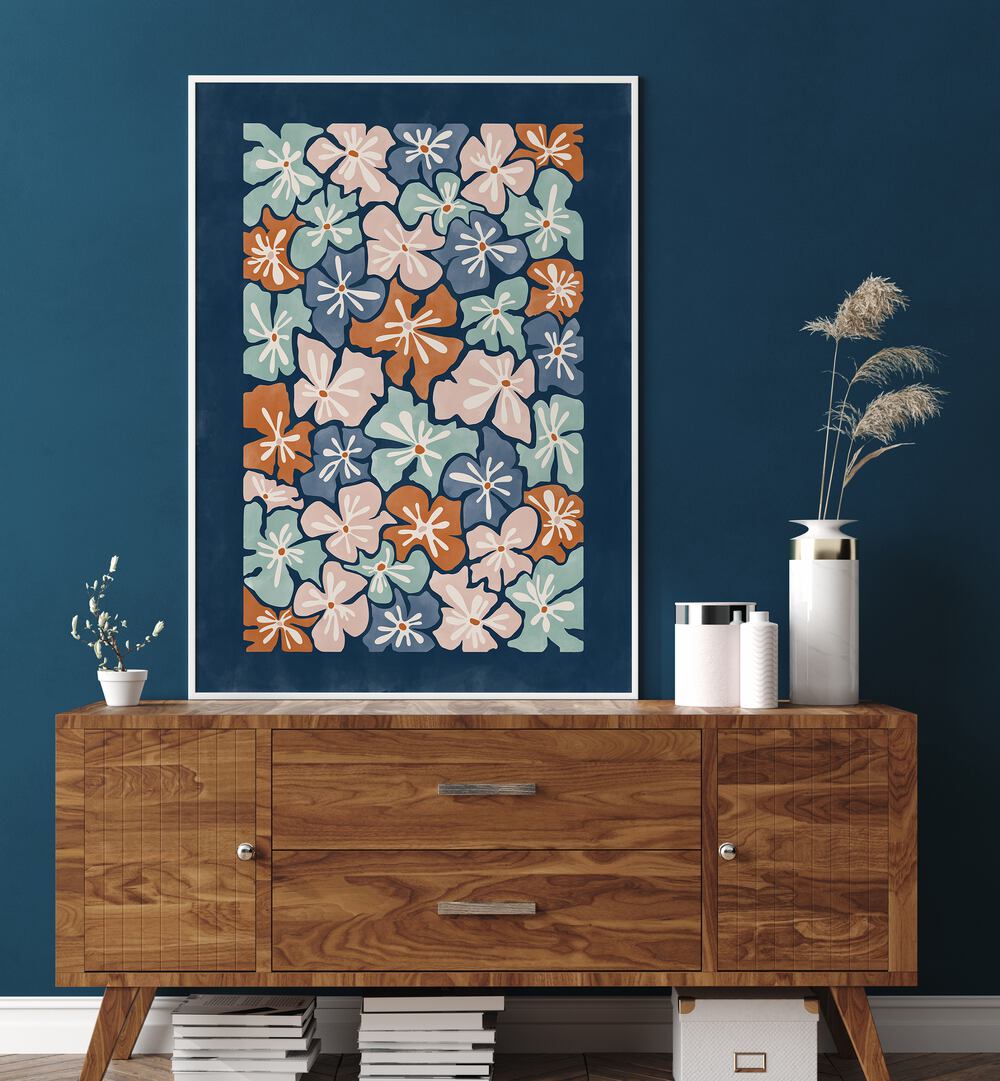 Colorful floral flower paintings from FLOWERS MARKET brighten any space with nature's beauty and artistic charm.