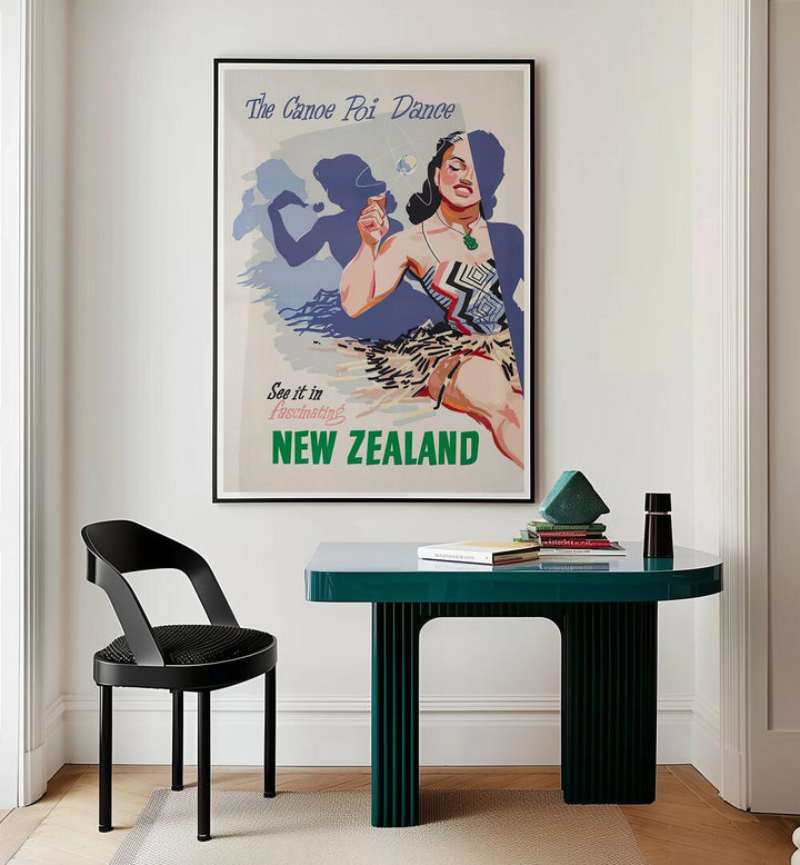 Explore captivating scenes with NEW ZEALAND III, VINTAGE TRAVEL POSTERS, perfect for any travel enthusiast's decor.
