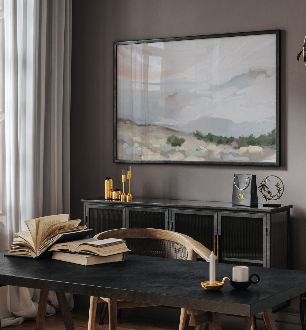 Elegant 'Over the Dunes' landscape paintings enhance your space with serene natural beauty and artistic charm.