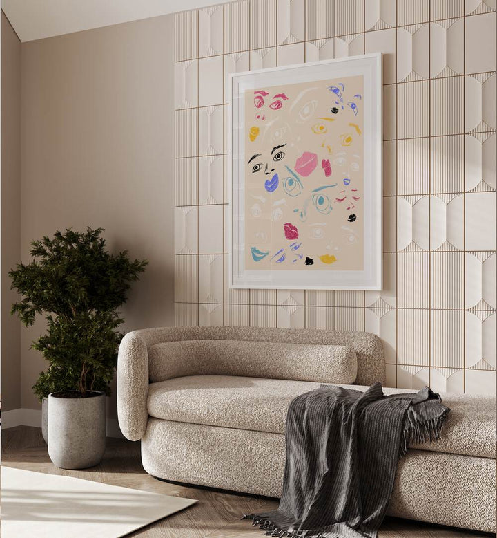 Colorful PANDC FACES, FASHION POSTERS enhance your space with artistic flair and stylish decor. Perfect for any room!
