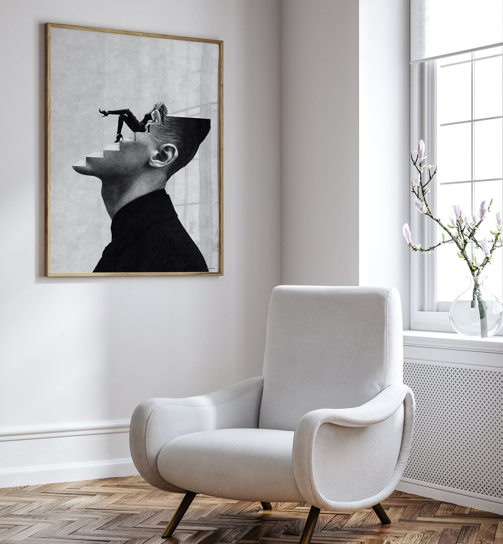 Explore "It's a Woman's World, Surreal Art Prints" by Underdott, featuring captivating surrealism in modern decor.