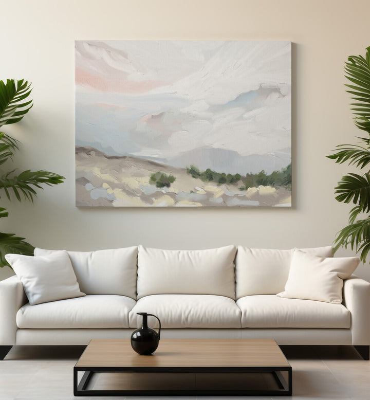 Elegant 'Over the Dunes' landscape paintings capture serene beauty, perfect for enhancing your home decor.