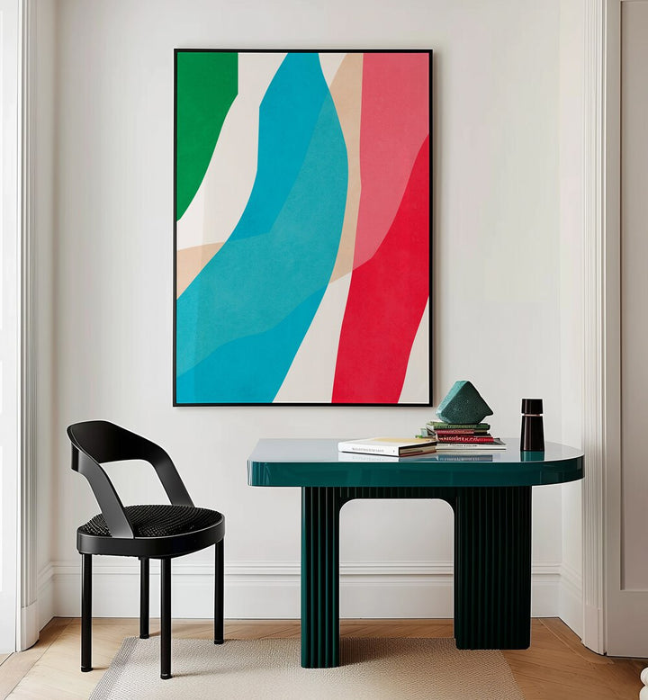 Vibrant EXPRESSIVE STROKES, ABSTRACT PAINTINGS adding artistic flair to any space, perfect for inspiring creativity.