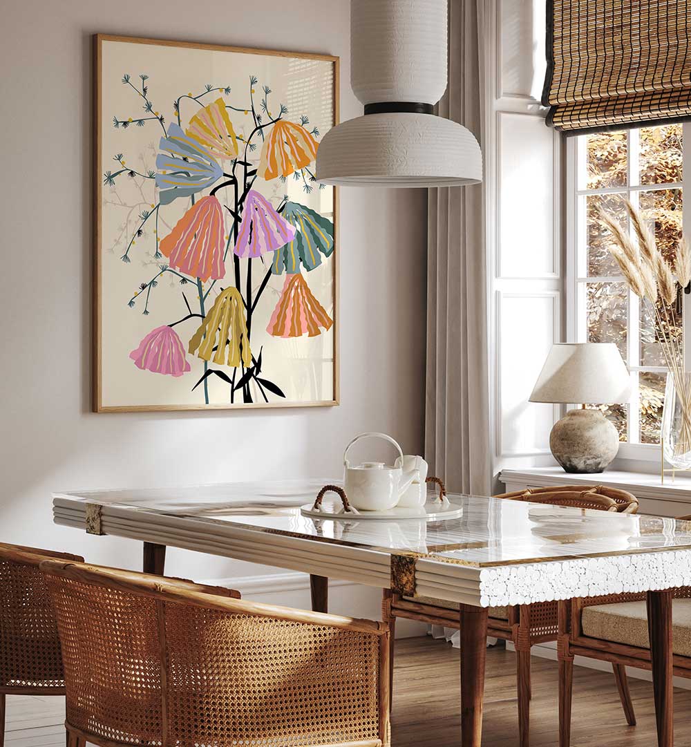 Brighten your home with MATISSE COLORFUL BLOOMING, FLORAL FLOWER PAINTINGS, showcasing vibrant flowers and bold colors.