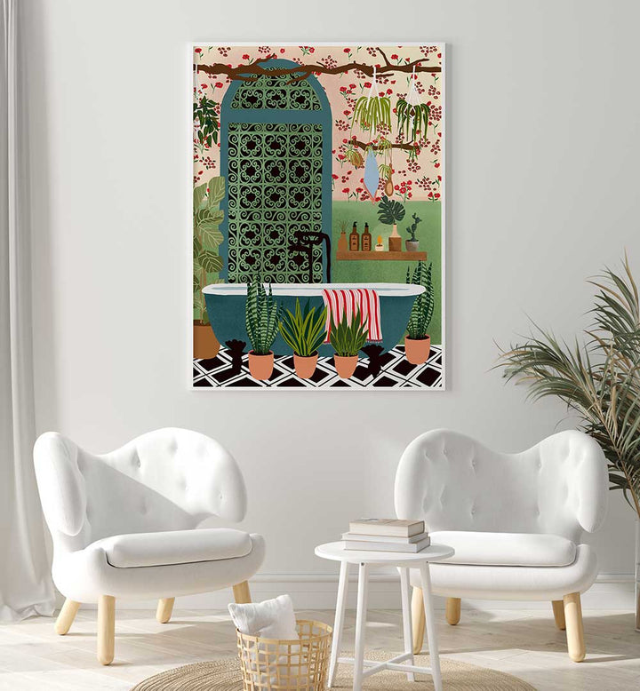 NIGHT BAT , BOHO ART PAINTINGS