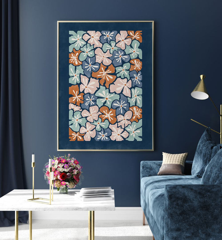 Bright and colorful FLOWERS MARKET, FLORAL FLOWER PAINTINGS by Elena Ristova enhance any room's decor beautifully.