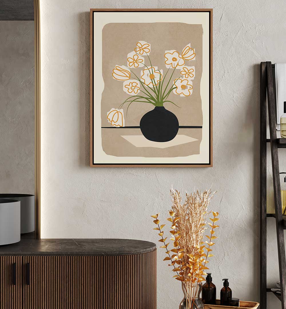 FLORAL SIMPLICITY , FLORAL FLOWER PAINTINGS