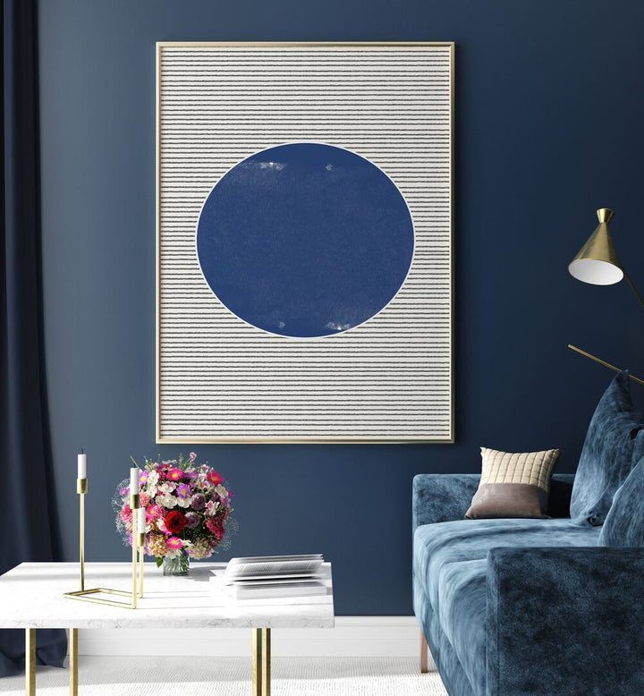 Stylish WATERCOLOR CIRCLE, BOHO ART PAINTINGS on a wall, adding tranquility and creativity to any space.