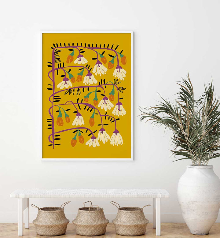 Brighten your space with MATISSE YELLOW, FLORAL FLOWER PAINTINGS featuring vibrant floral designs and captivating hues.