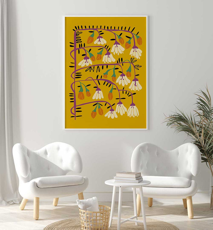 Brighten your space with MATISSE YELLOW, FLORAL FLOWER PAINTINGS, showcasing vibrant flora in captivating designs.