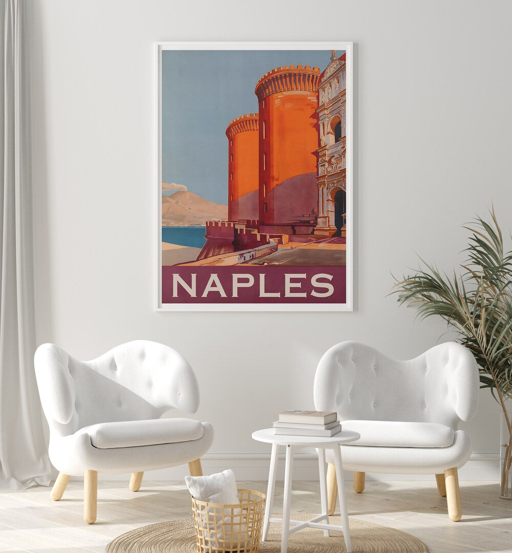 Explore the charm of Naples with these NAPLES, VINTAGE TRAVEL POSTERS, perfect for any home or office decor.