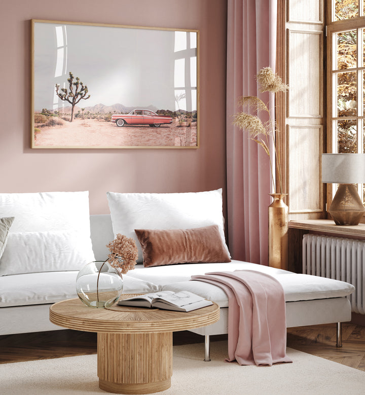 Explore style and adventure with "IN THE DESERT, COWBOY" painting, perfect for modern Americana decor.