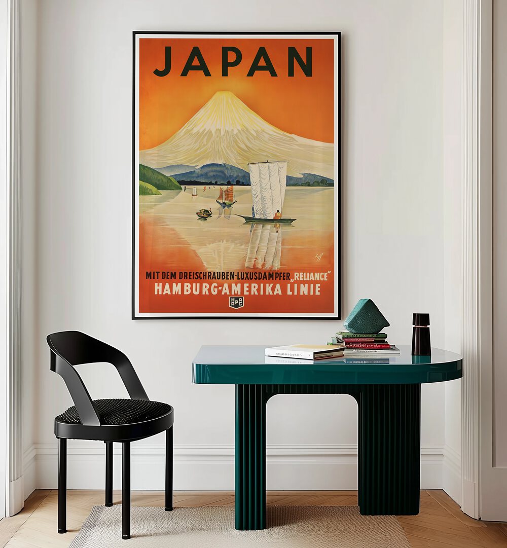 JAPAN II, VINTAGE TRAVEL POSTERS showcase stunning landscapes and cultural landmarks, perfect for any decor.