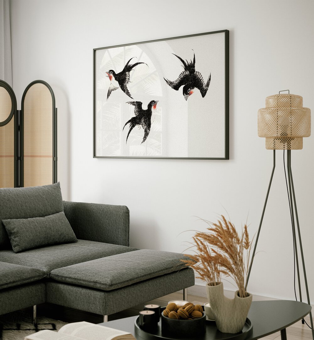 BIRD FROM ALBUM OF SKETCHES II ,  VINTAGE PAINTINGS