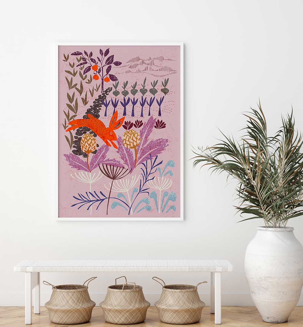 Vibrant Artichoke Thief Floral Flower Paintings enhance your space with stunning abstract floral designs.