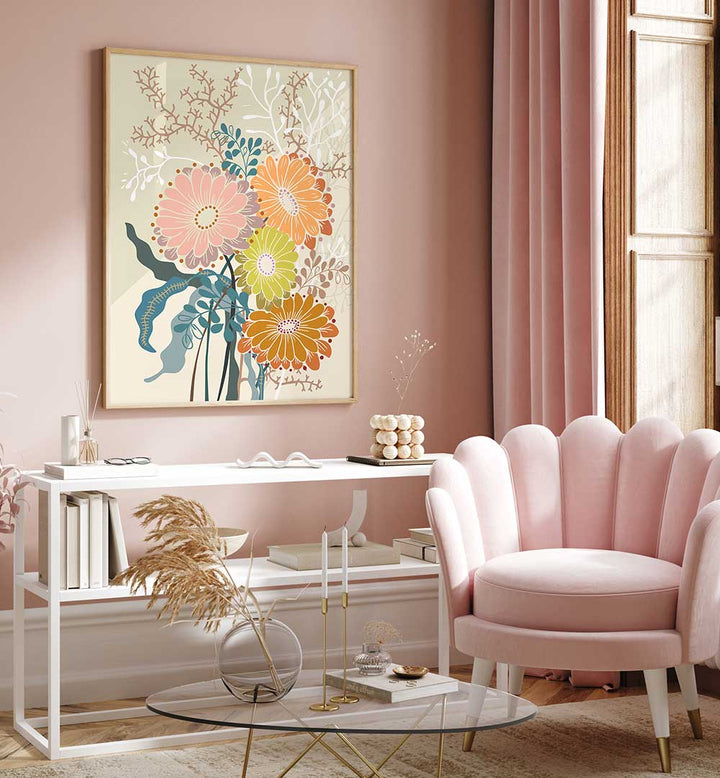 Brighten your space with SPRINGTIME I, FLORAL FLOWER PAINTINGS, showcasing vibrant floral designs and elegant décor.