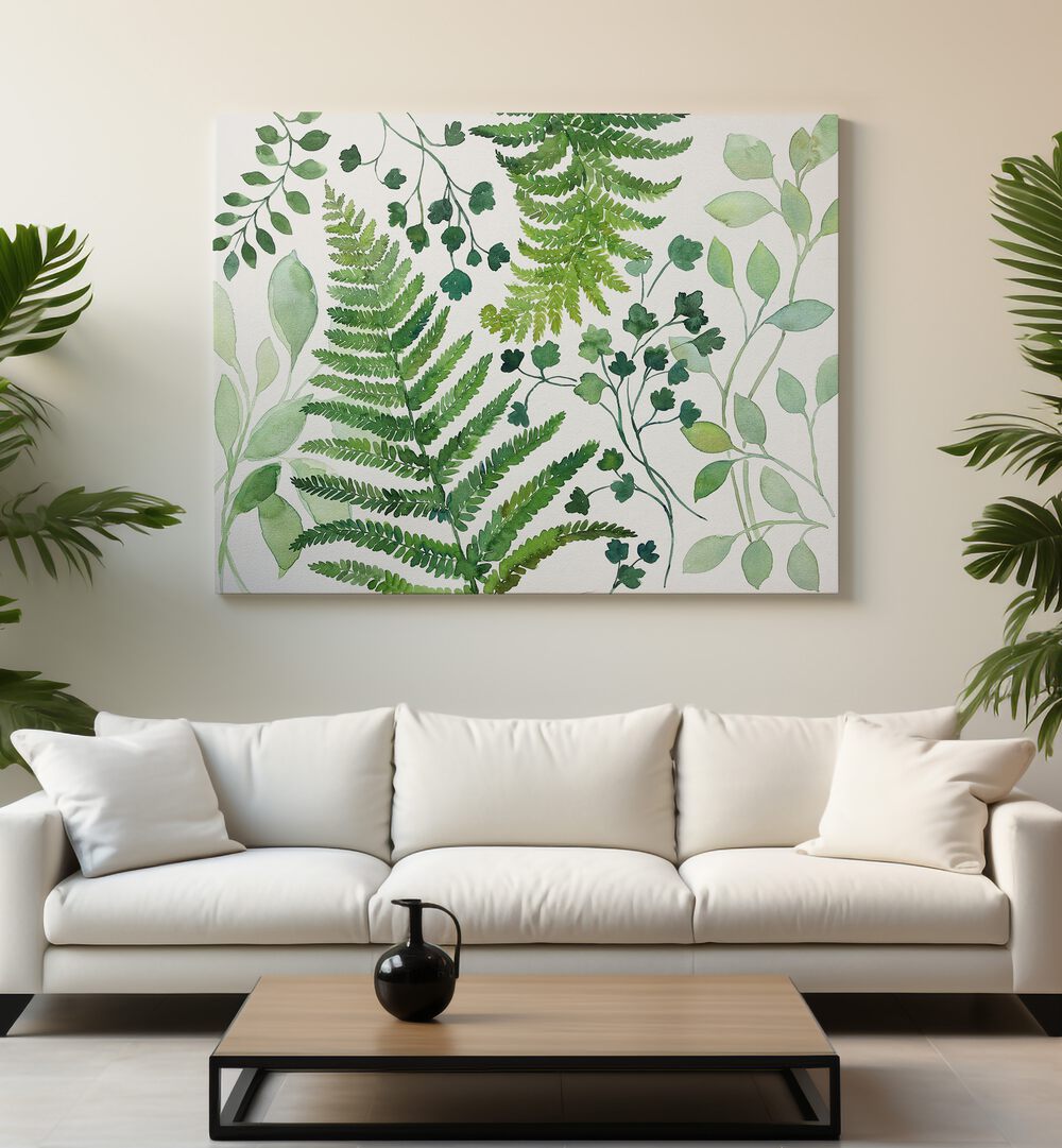 LUSH GREENERY DREAMS, FLORAL FLOWER PAINTINGS elevate your space with vibrant nature-inspired art. Perfect for any room.