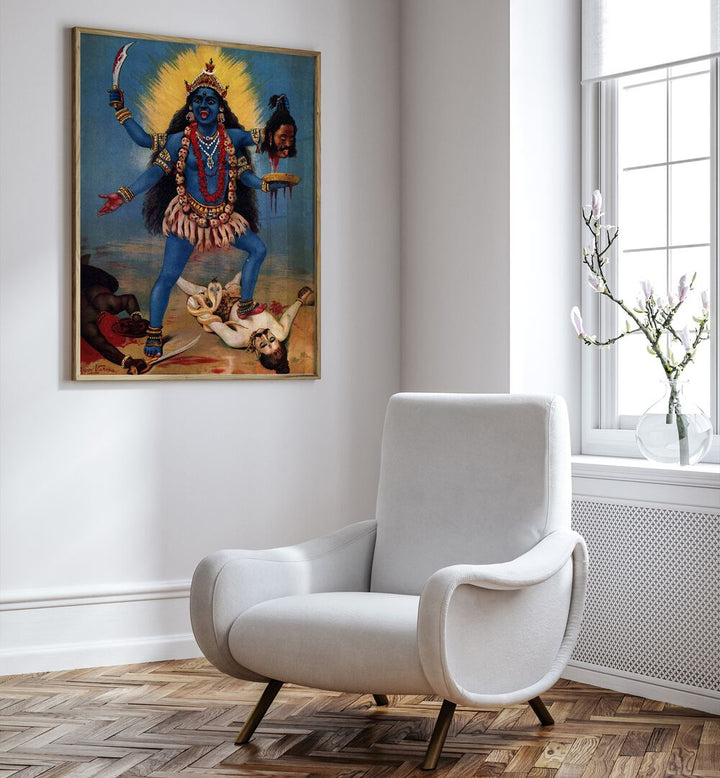 KALI , INDIAN ART PAINTINGS