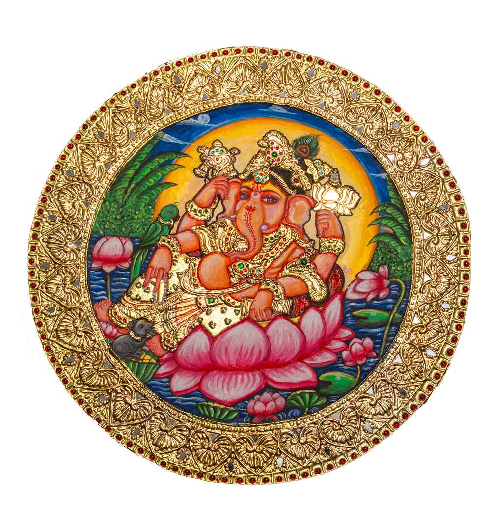 LOTUS GANESHA , HANDMADE ARTWORKS