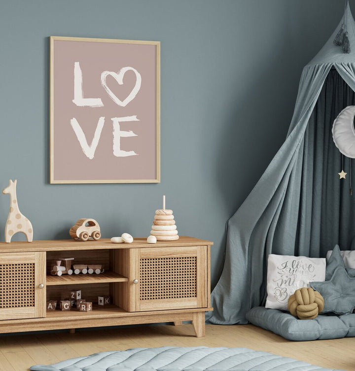 Stylish LOVE TOOTHY PINK, QUOTES poster adds charm to your space, perfect for uplifting home decor.