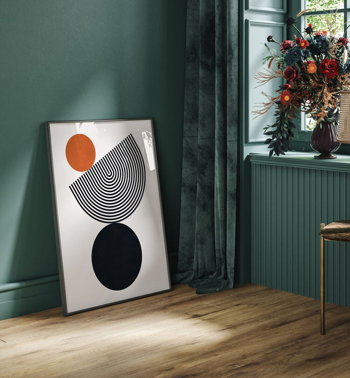 Stylish BALANCE II, BOHO ART PAINTINGS displayed in a serene room, enhancing tranquility and mindfulness in decor.