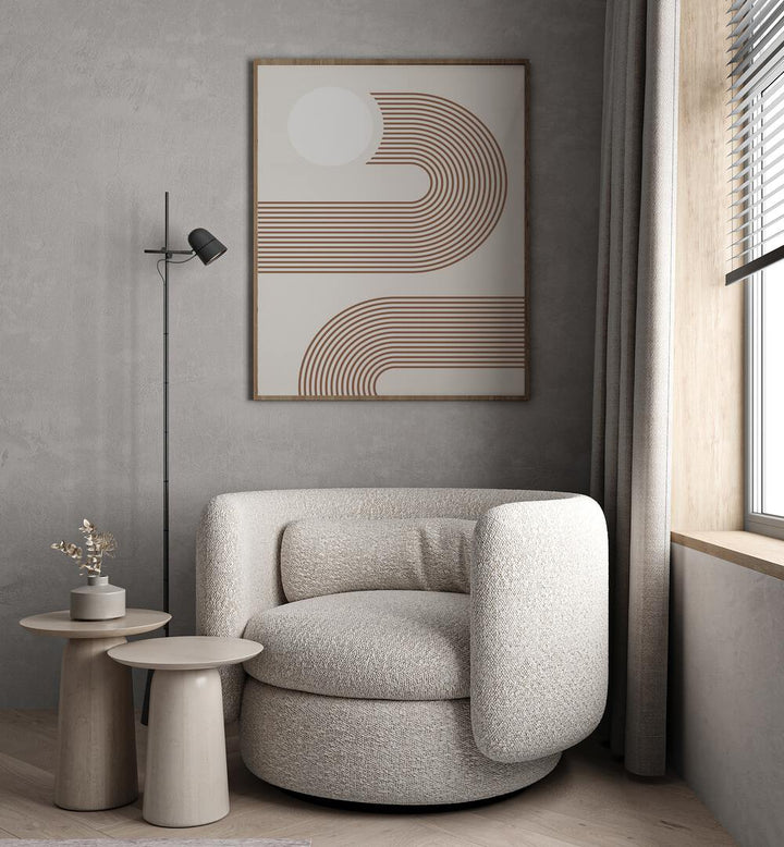 Sophisticated BEIGE ARC, BOHO ART PAINTINGS enhance modern spaces with elegance and stylish design.