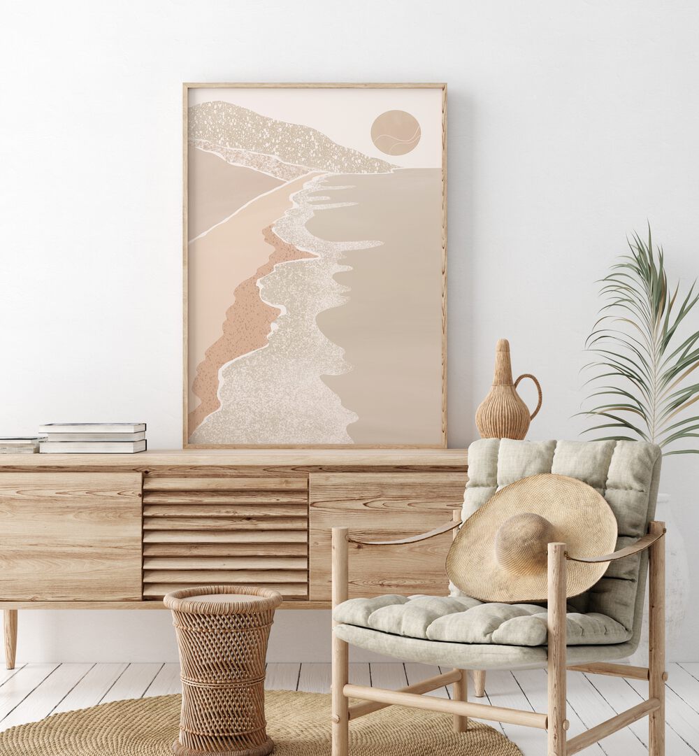 Serene ABSTRACT SEASIDE, LANDSCAPE PAINTINGS showcasing coastal beauty, perfect for enhancing your space.