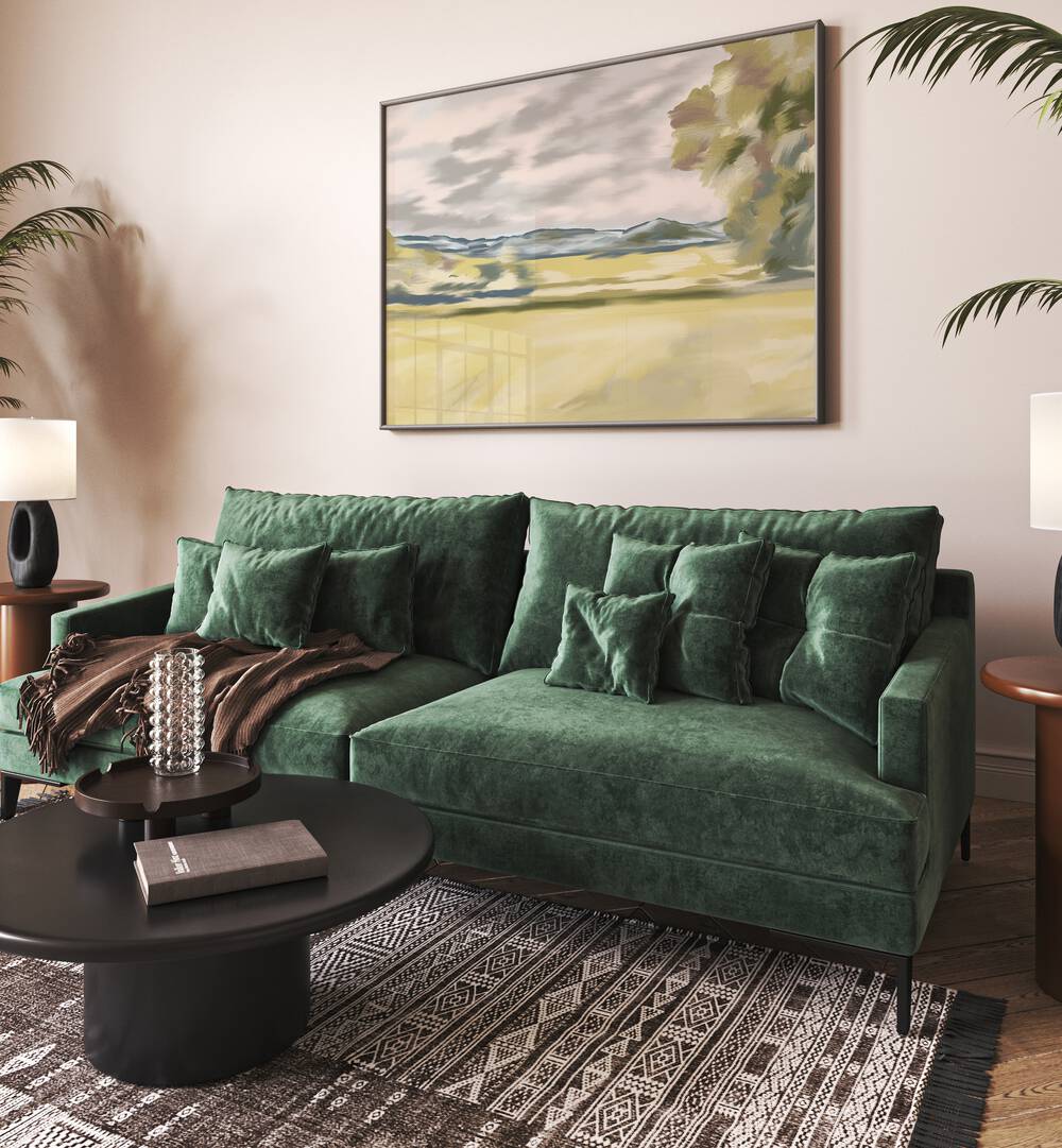 Transform your space with BRANCHING SHADOWS, LANDSCAPE PAINTINGS that capture nature's serene beauty.