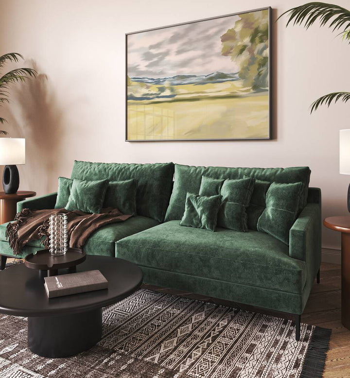 Transform your space with BRANCHING SHADOWS, LANDSCAPE PAINTINGS that capture nature's serene beauty.