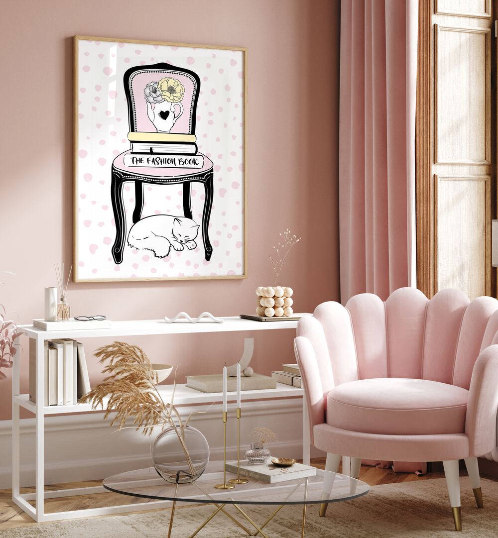 Stylish CHAIR STYLE, FASHION POSTERS by Martina elevate home decor with sophistication and artistic flair.