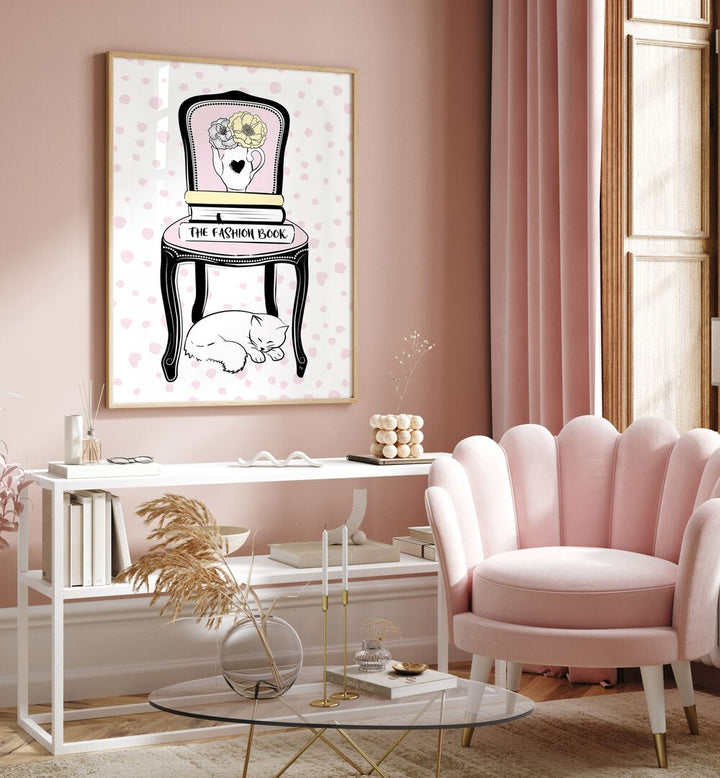 Stylish CHAIR STYLE, FASHION POSTERS by Martina elevate home decor with sophistication and artistic flair.
