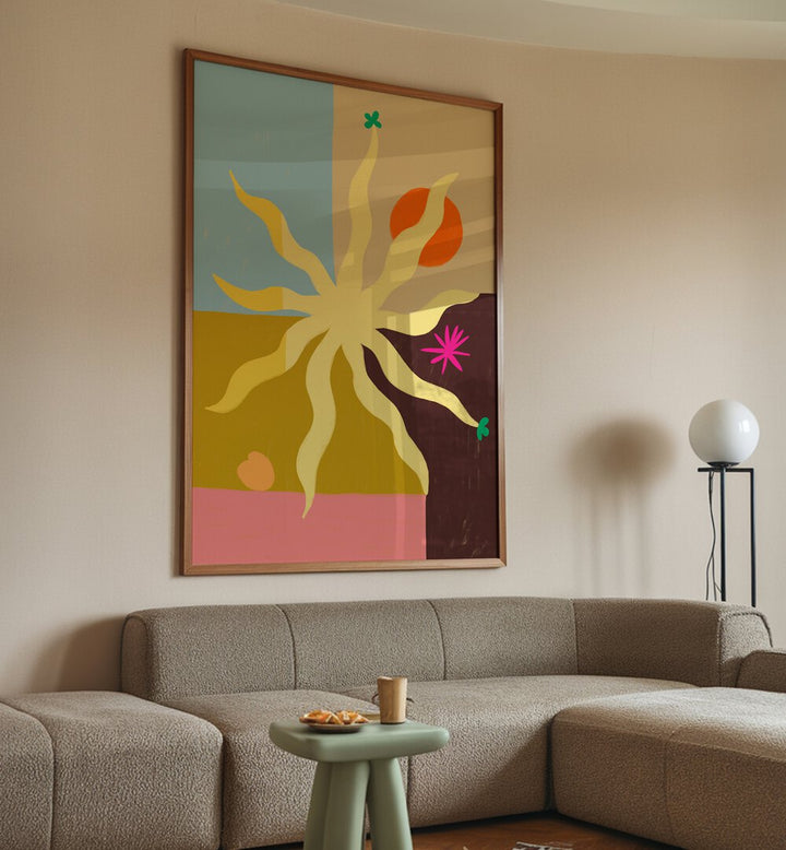 Transform your space with THE SUN II, ZODIAC poster, blending astrology and art for a stunning decor statement.