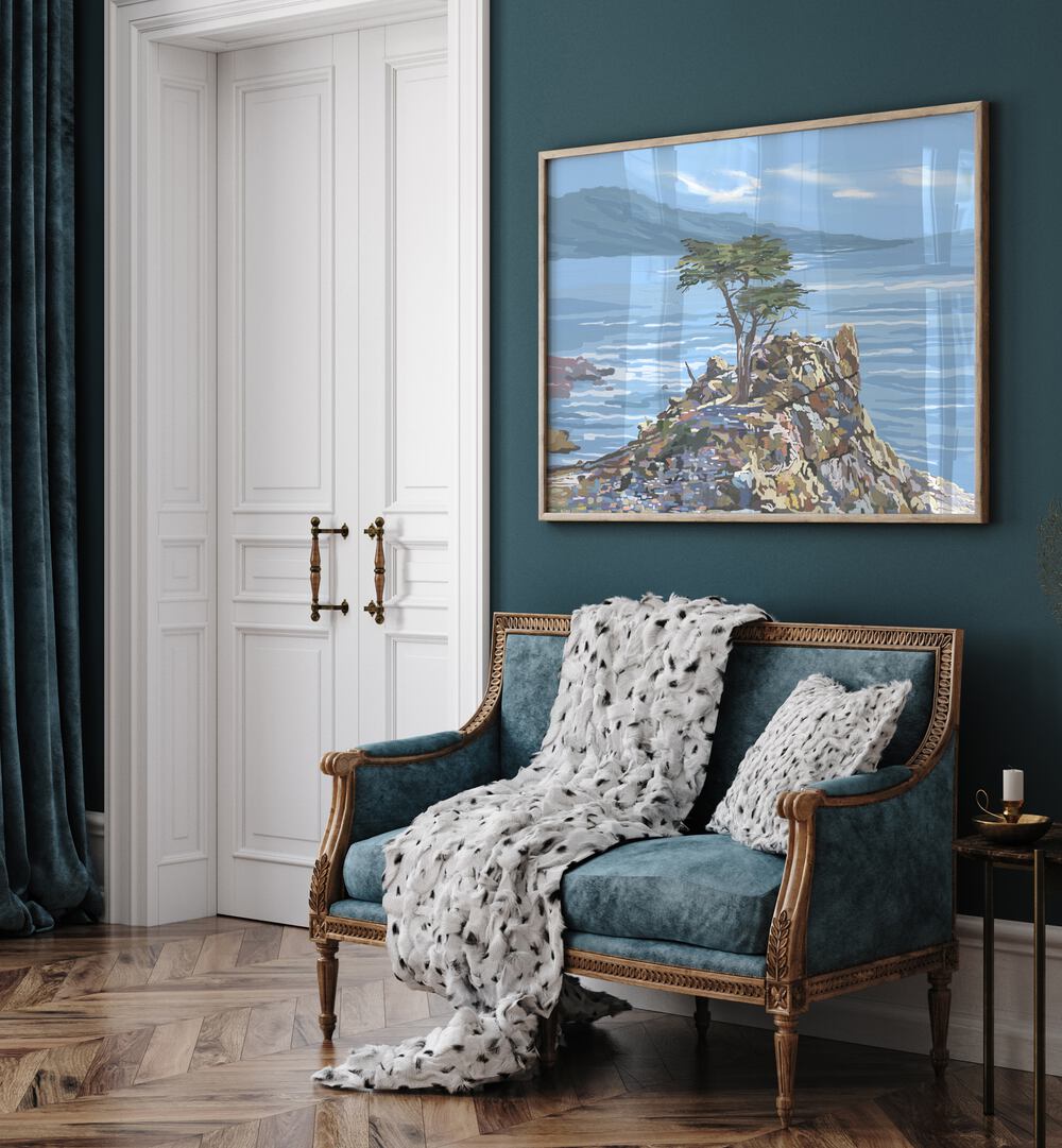 Transform your space with QUIET SENTINEL, LANDSCAPE PAINTINGS, showcasing serene nature art for a tranquil atmosphere.