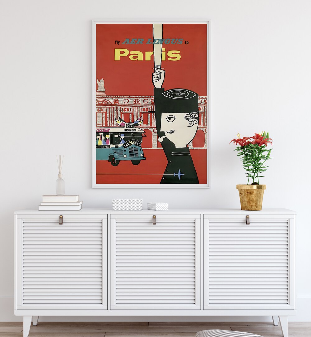 Discover the charm of Paris with PARIS I, VINTAGE TRAVEL POSTERS, perfect for art lovers and travel enthusiasts.