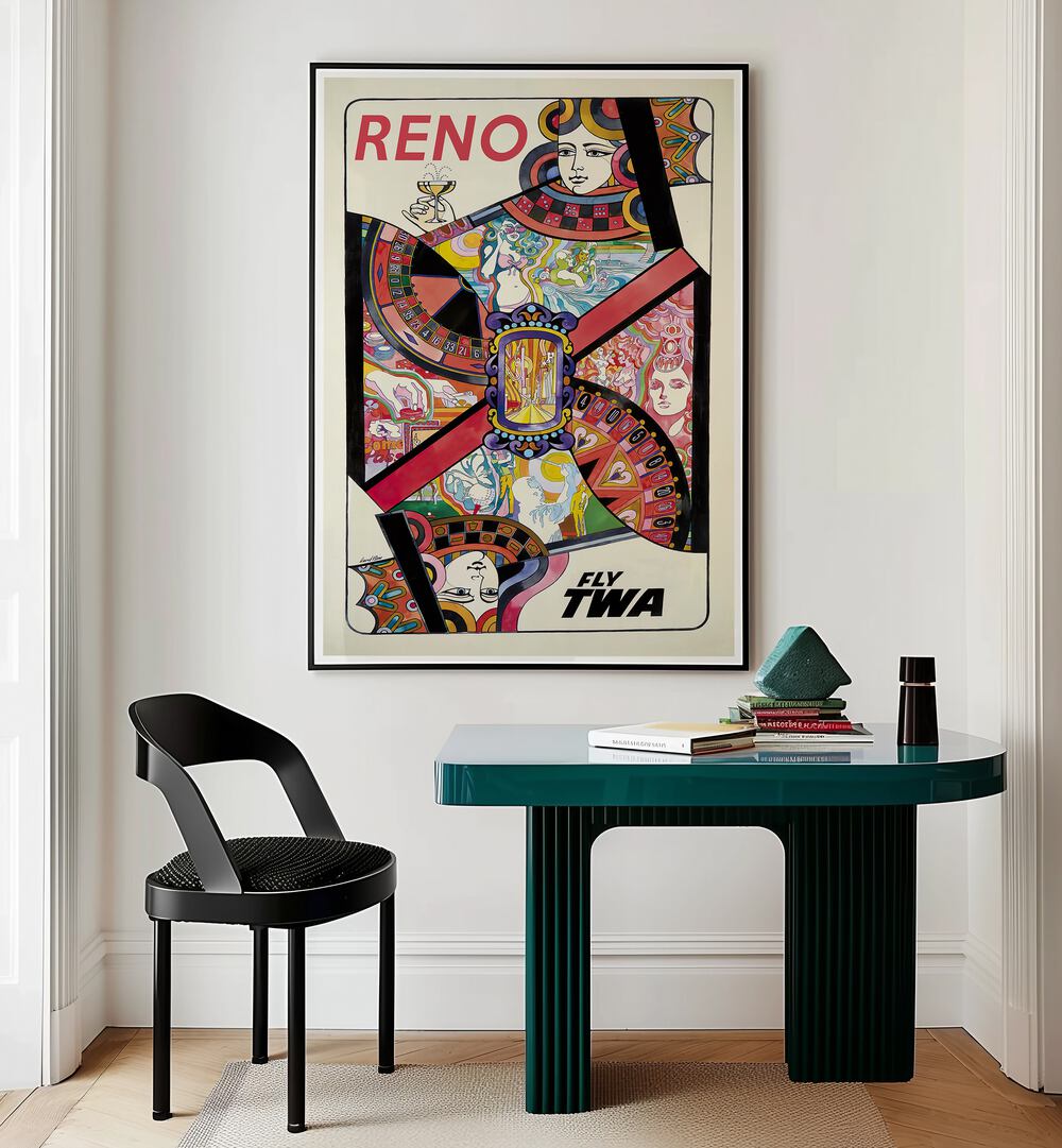 Stylish RENO Vintage Travel Posters enhance any space with nostalgic charm and adventure aesthetics. Perfect for art lovers!