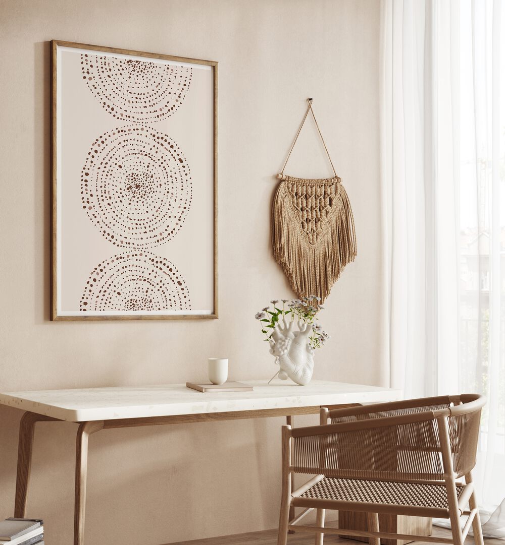 Elegant BOHO ART PAINTINGS from BOHO BY THE MIUUS STUDIO enhance modern decor with creativity and style.