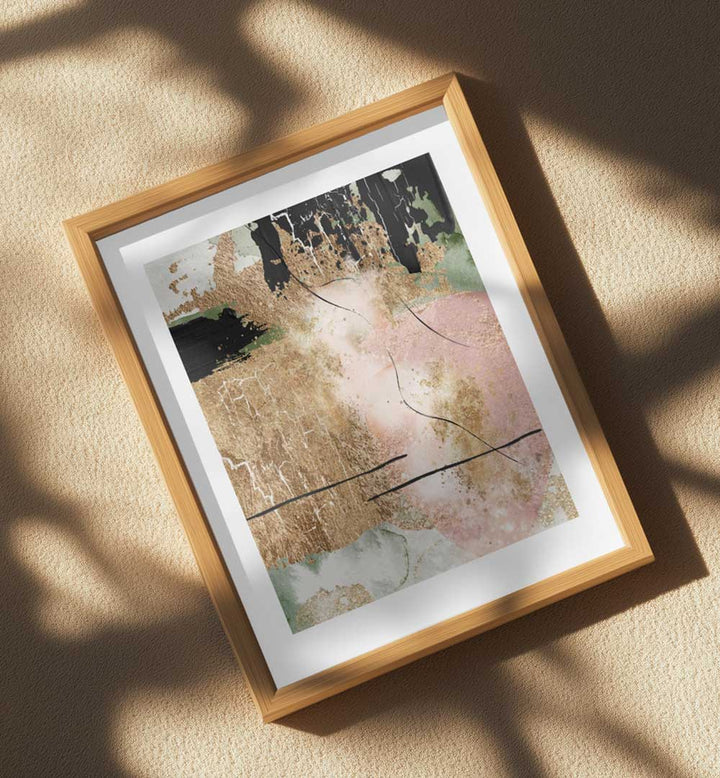 CHAOS IN BLOOM III , BOHO ART PAINTINGS