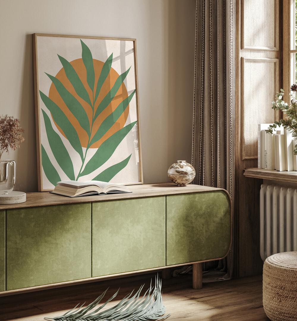 Vibrant TROPICAL III, BOHO ART PAINTINGS displayed in a stylish living room, enhancing natural beauty and decor.