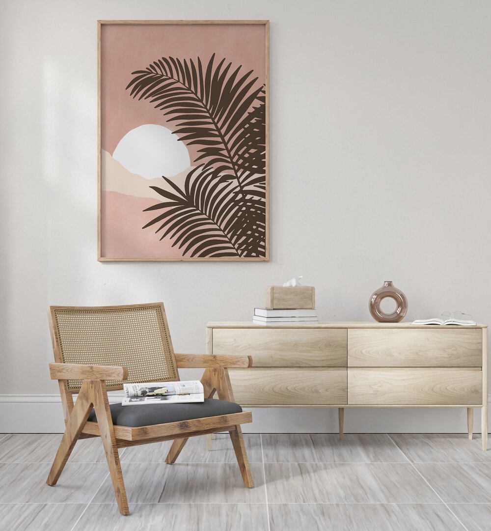 Transform your space with SERENE VIEW, BOHO ART PAINTINGS by Elena Ristova, showcasing tranquil nature-inspired art.