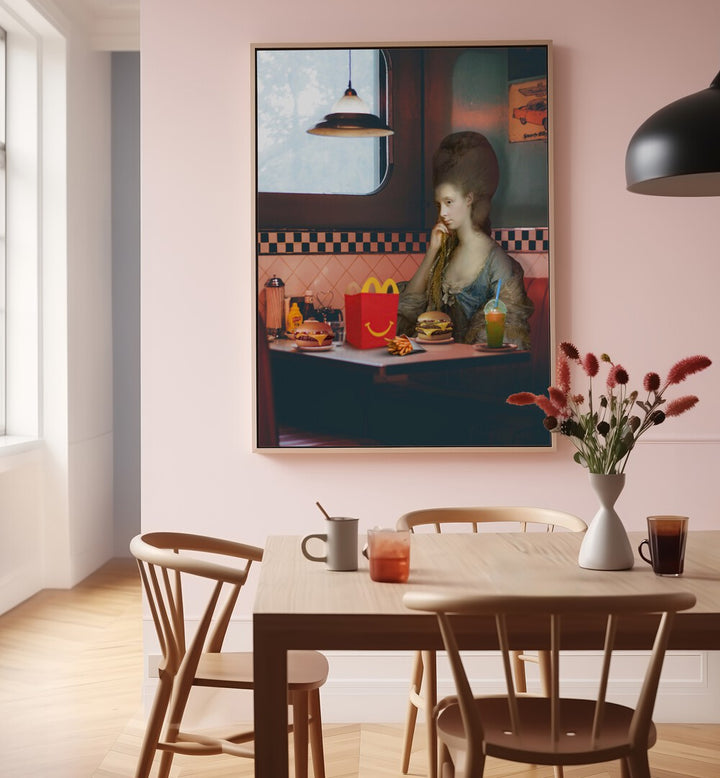 Elevate your decor with YOU LEFT ME THROWN, ALTERED ART PRINTS, blending nostalgia and elegance for any space.