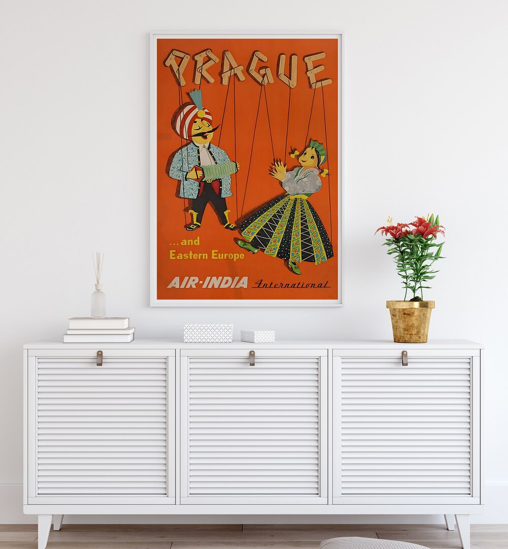 Discover the charm of Prague with our PRAGUE I, VINTAGE TRAVEL POSTERS, perfect for art lovers and travel enthusiasts.