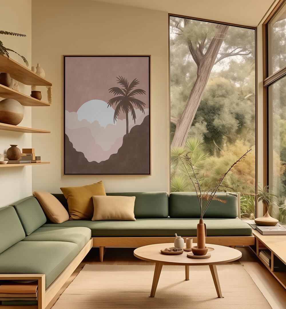 Captivating SUNSET, LANDSCAPE PAINTINGS by Elena Ristova, enhancing your living space with serene twilight beauty.