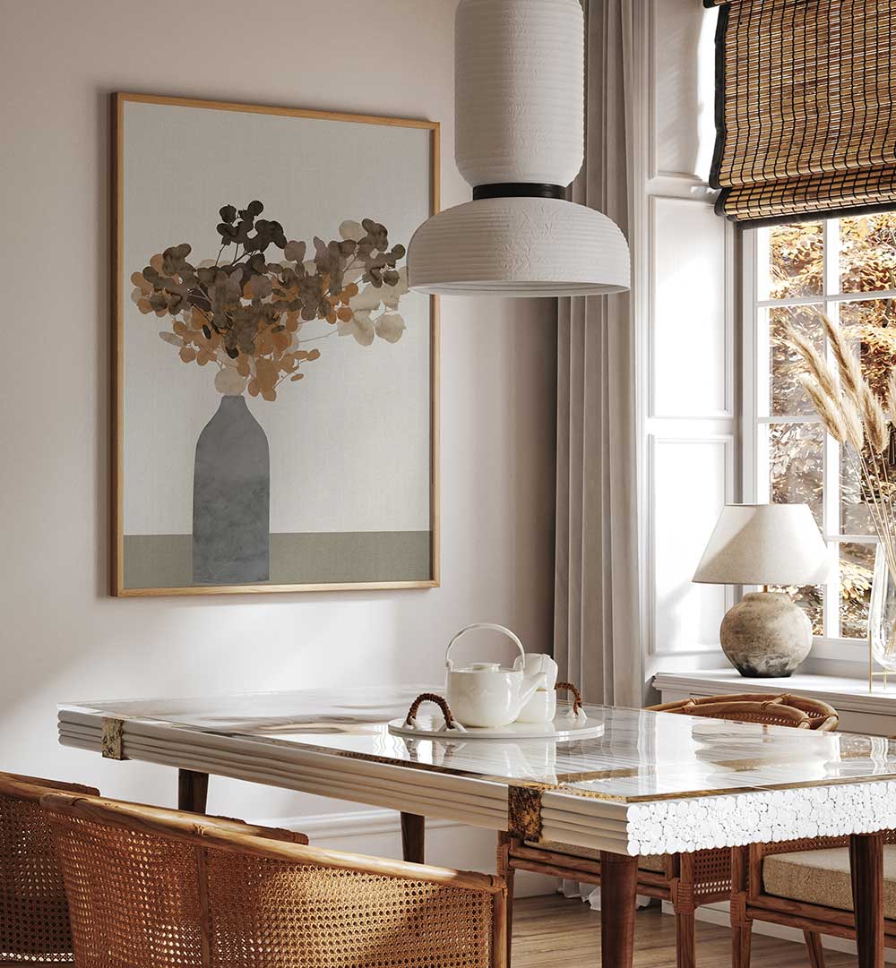 Stylish DRIED FLOWERS IN VASE, FLORAL FLOWER PAINTINGS enhance your home decor with elegance and charm.