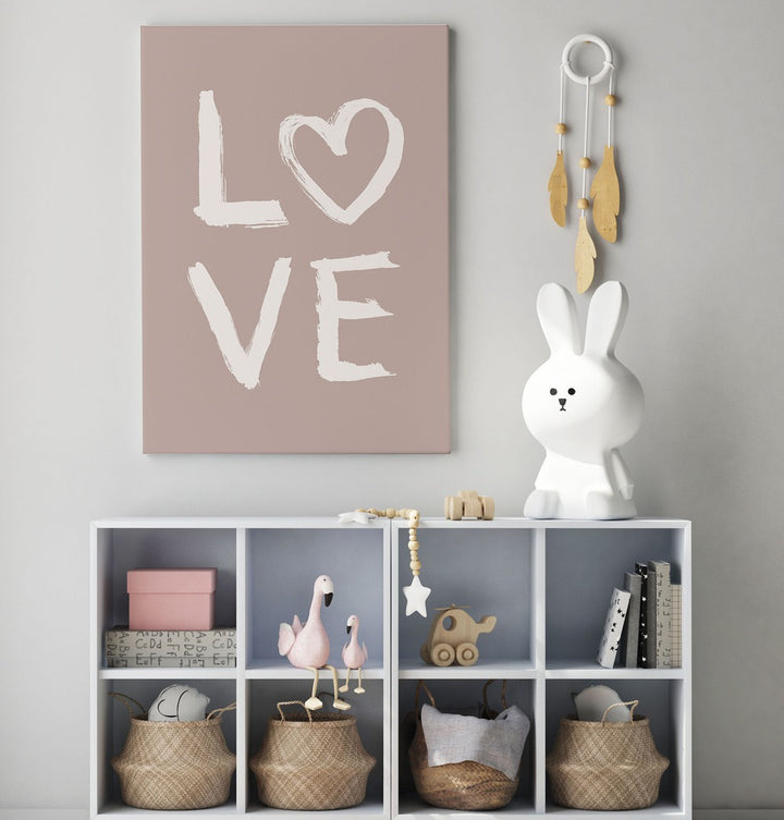 LOVE TOOTHY PINK, QUOTES poster adds charm and positivity to any space with its vibrant design and inspirational message.